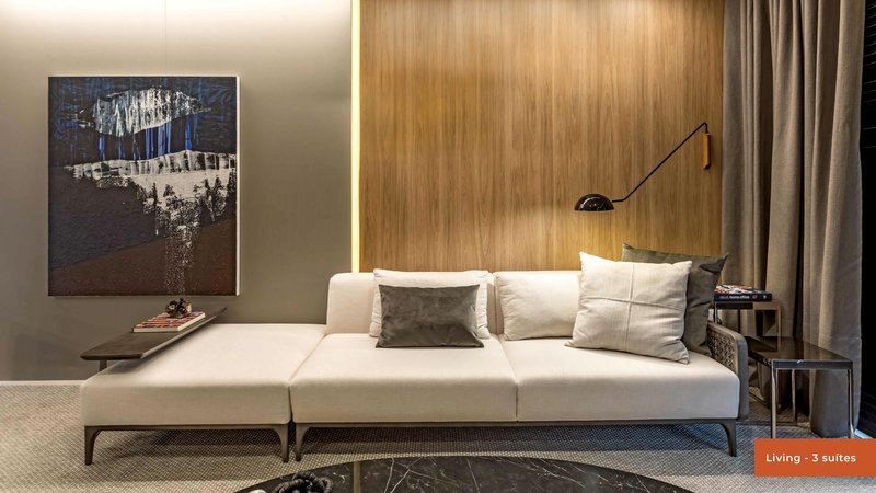 Apartamento alto padrão, com 3 suítes, 3 garagens. Bairro Batel, perto da Praça Espanha Alameda Princesa Izabel Curitiba - 