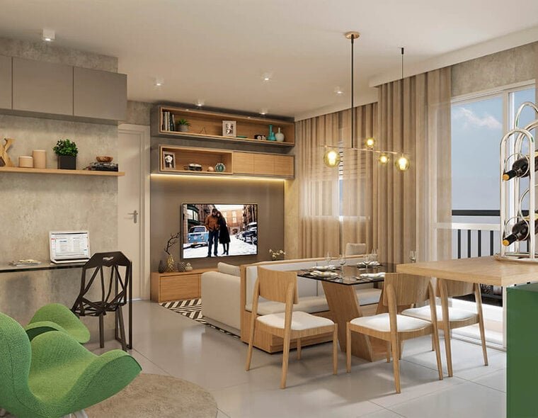 Apartamento Next Residence 45m² 2D Aquidabã Campinas - 