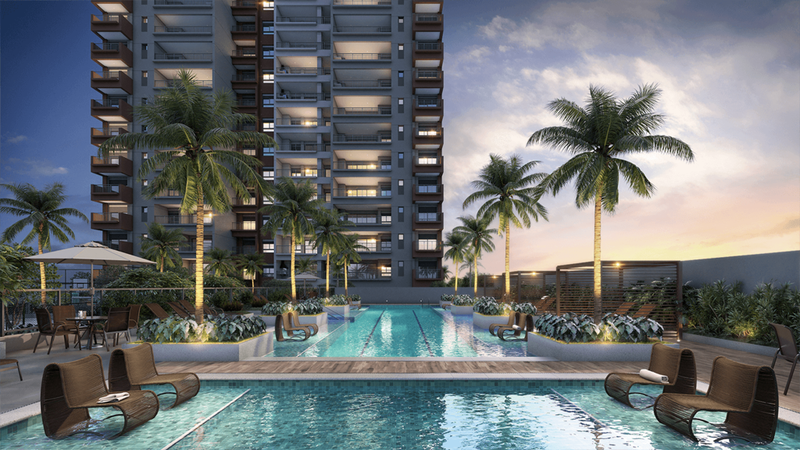 Apartamento Írio Golf Garden 1 suíte 86m² Nossa Senhora do Sabará São Paulo - 