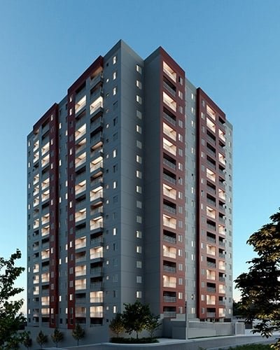 Apartamento Way Aramaçan 46m² 2D Barão de Limeira Santo André - 