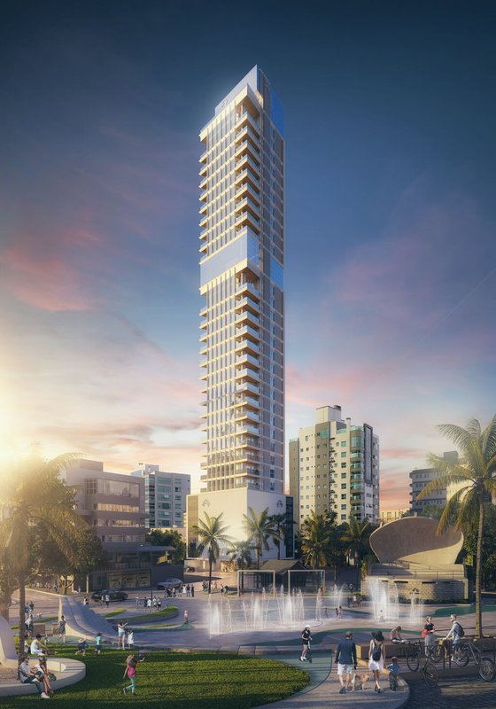 Apartamento Sunstar Ocean Tower 4 suítes 206m² Nereu Ramos Itapema - 