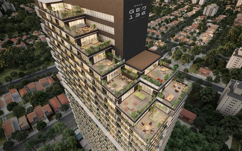 Sala Opus Geo Work 136 41m² 136 Goiânia - 