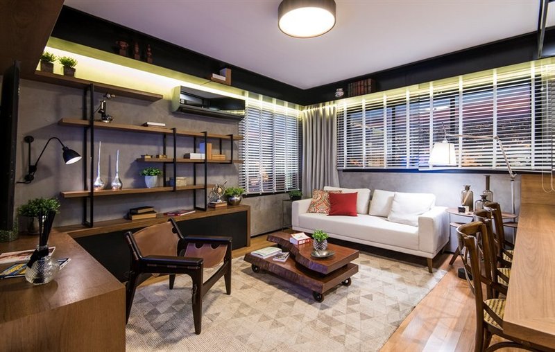 Studio NY 205 43.13m² 1D Nova York Porto Alegre - Living