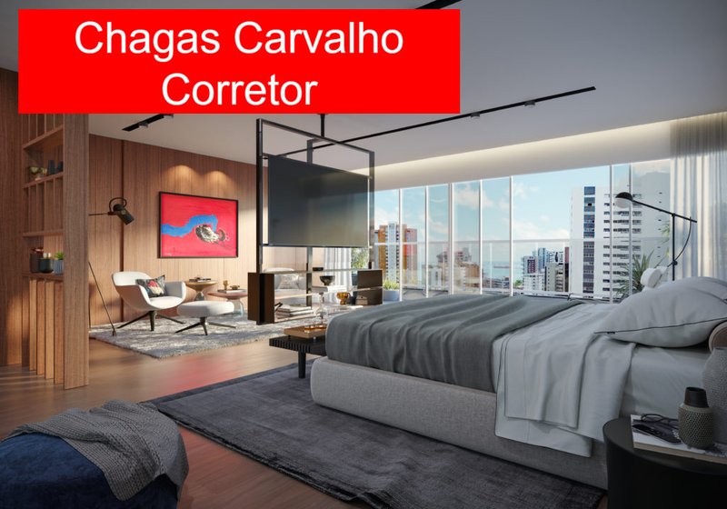 Apartamento vista mar no Meireles com 355m e 4 suites Rua Silva Jatahy Fortaleza - 