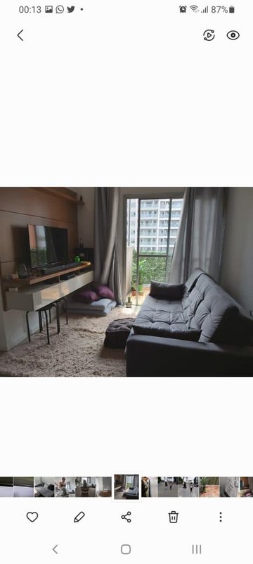 2 dorms, 1 banheiro, sala, cozinha separada, lavanderia, sacada, 64m² Avenida Rouxinol São Paulo - 