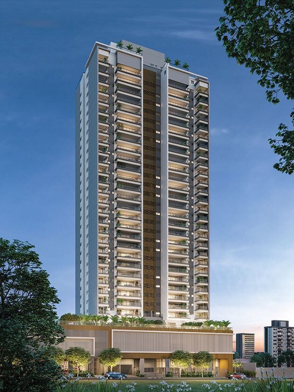 Apartamento Haute Brooklin by EZ 2 suítes 138m² do Estilo Barroco São Paulo - 