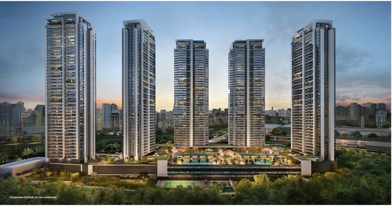 Apartamento Parque Global 4 suítes 326m² Pronto Para Morar Marginal do Rio Pinheiros São Paulo - 