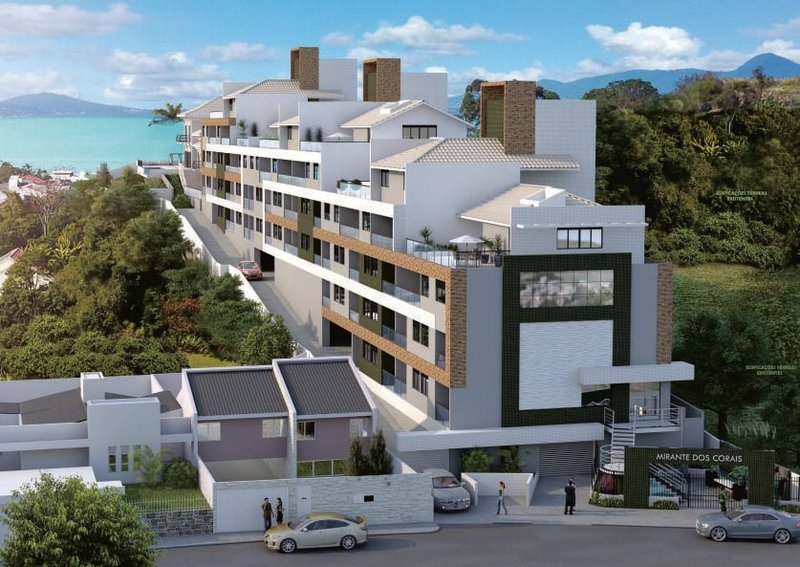 Apartamento Mirante dos Corais 1 suíte 59m² da Fonte Florianópolis - 
