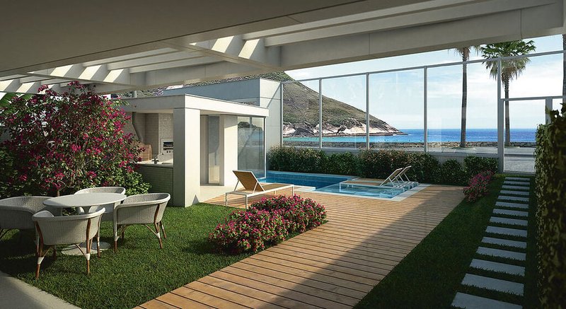 Apartamento On the Ocean 2 suítes 90m² do Pontal Rio de Janeiro - 