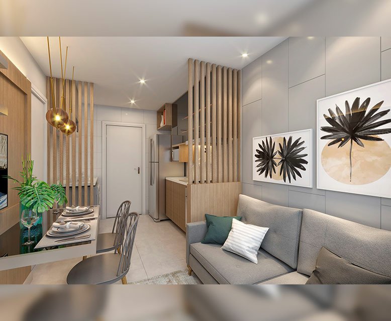 Apartamento Plano&Alto da Mooca 24m² 1D Fernando Falcão São Paulo - 