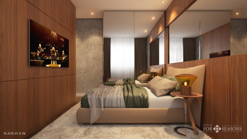 Apartamento Flats for Seasons 45m² 1D 317 Itapema - 