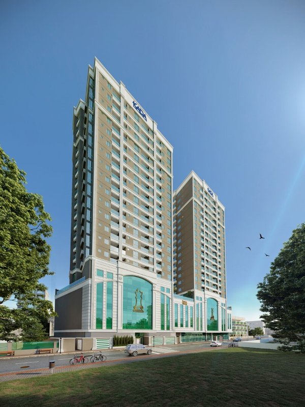 Apartamento The Royal Towers - Residencial 70m² 3D 408 Itapema - 