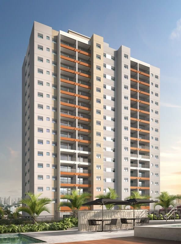 Apartamento Patteo São Bernardo do Campo - Fase 1 76m² 3D Dom Jaime de Barros Câmara São Bernardo do Campo - 