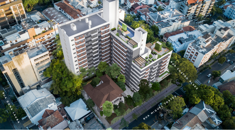 Apartamento Villa Moinhos 92m² 3D Miguel Tostes Porto Alegre - 