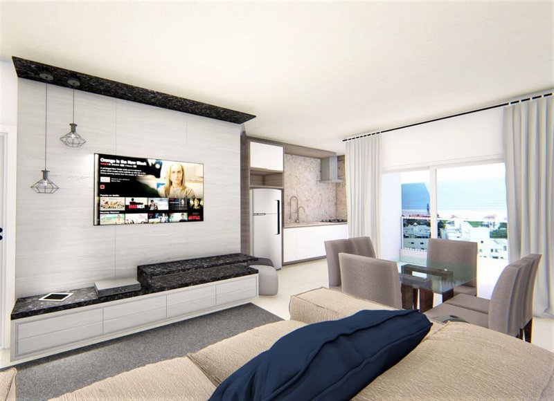 Apartamento Cambllis Residence 116m² 3D Andaluzita Bombinhas - 