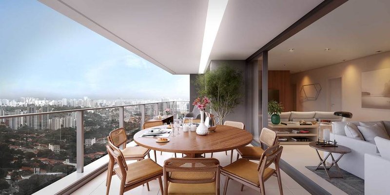 Apartamento Grand Habitarte Brooklin Paulista, 2 suítes, 159m² Califórnia São Paulo - 