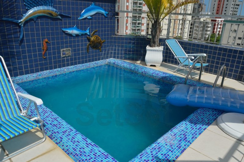 Cobertura para Venda com 3 dormitórios e 1 suíte  - Enseada - Guarujá/SP - Guarujá - 