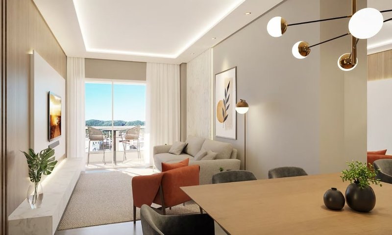 Apartamento Gaida 1 suíte 66m² Prefeito Dib Cherem Florianópolis - 