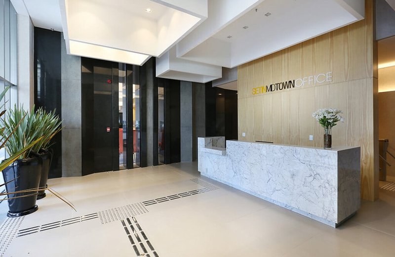 Sala Setin Midtown Pacaembu Office 42.06m² Olga São Paulo - Hall