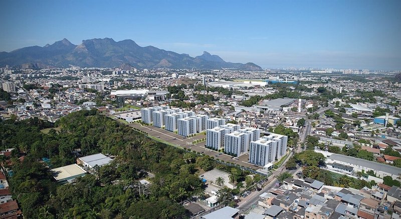 Apartamento Ville Roma - Fase 2 , 2 dormitórios 47m² do Mapuá Rio de Janeiro - 