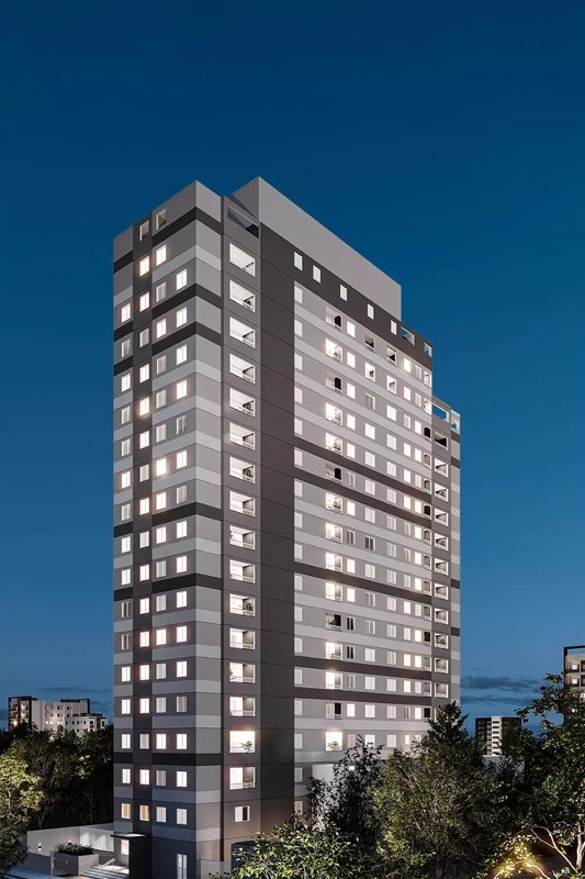 Apartamento Metrocasa Dom Bosco - NR 24m² 1D Baixada Santista São Paulo - 