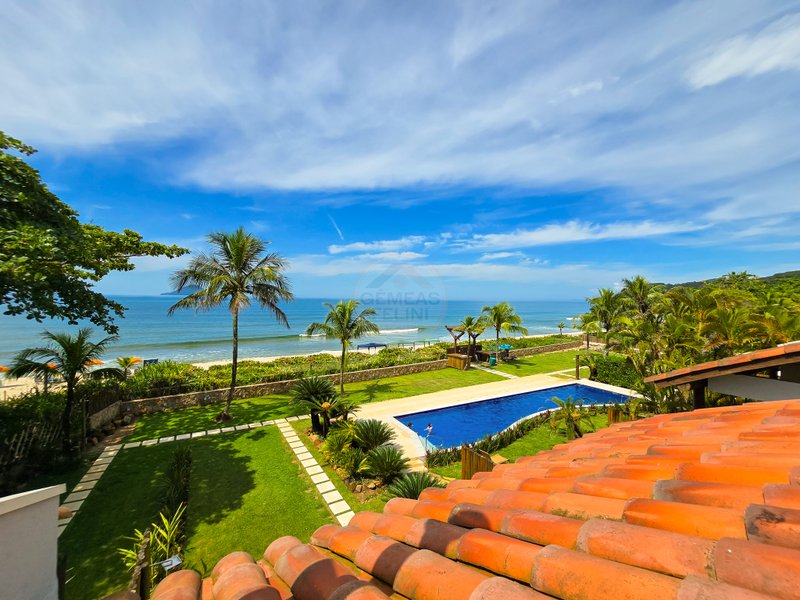 Casa luxuosa frente ao mar com 6 suítes, Praia de Barra do Una - VENDA / LOCAÇÕES  São Sebastião - 
