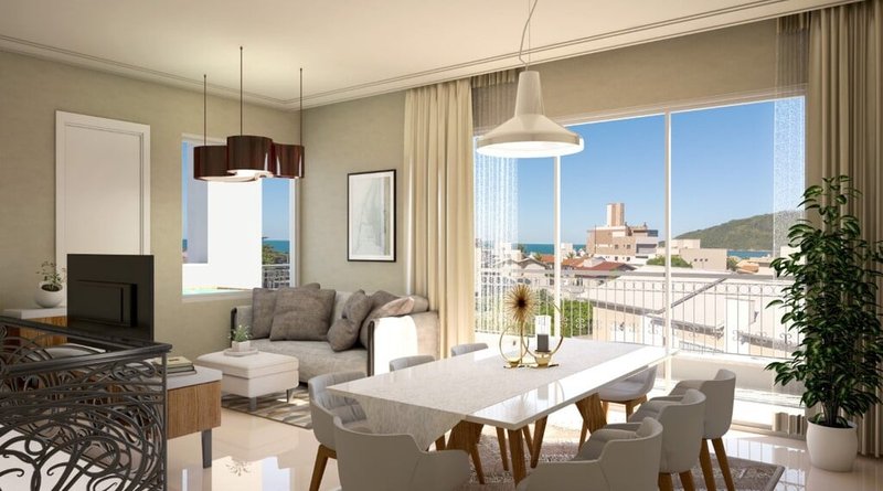 Apartamento Fascino Del Mare 2 suítes 73m² Flamboyant Bombinhas - 