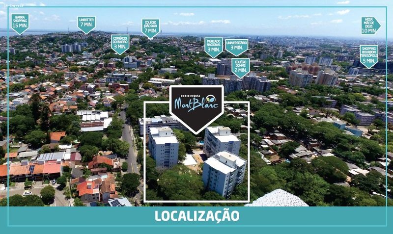 Lançamento em Teresópolis de 2 e 3 dorm Mont Blanc  Porto Alegre - 