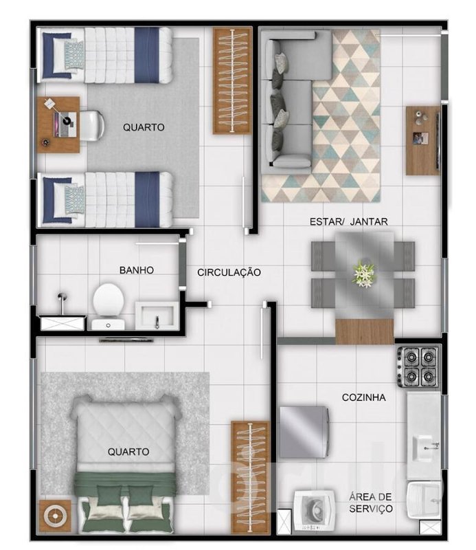 Apartamento 2 dorm para Venda em POA, Jardim Leopoldina, 2 dormitórios, 1 banh, 1boxe   - 