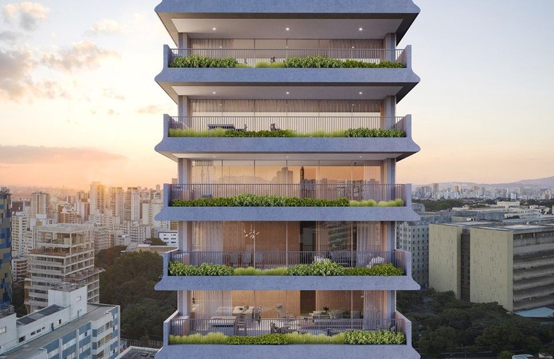 Apartamento de Luxo no Jardins 239m² - Pronto novo Da Consolação São Paulo - 