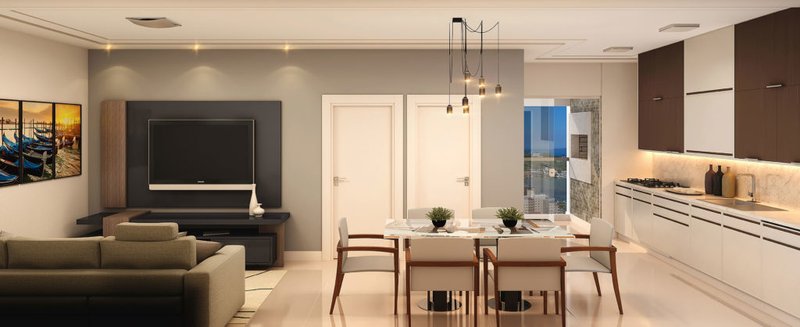 Apartamento Fontainebleau Residence Flat 58m² 1D 106C Itapema - 
