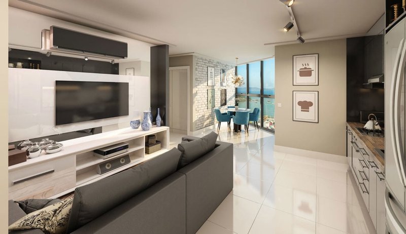 Apartamento Fontainebleau Residence Flat 44m² 1D 106C Itapema - 