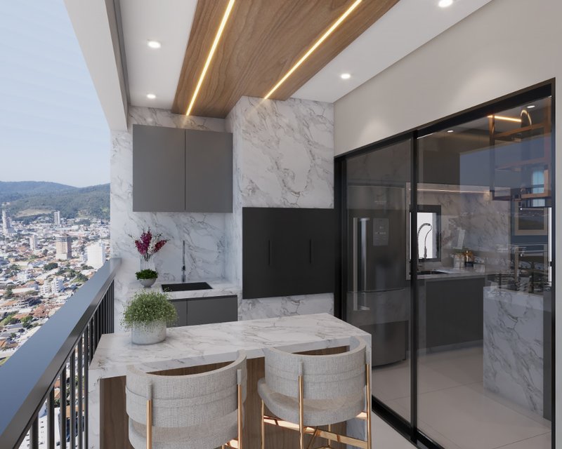 Apartamento Exclusive One Residence 100m² 3D Nicolau Maggi Porto Belo - 