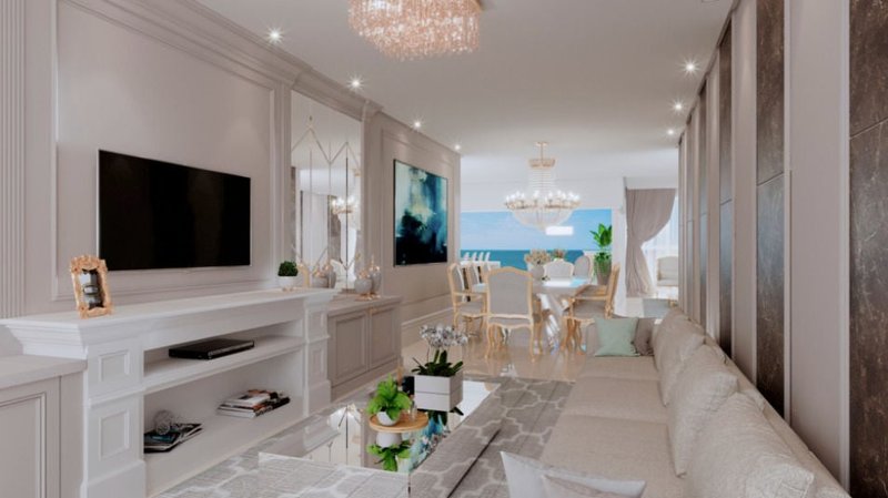 Apartamento Le Biarritz Residence 4 suítes 234m² Nereu Ramos Itapema - 