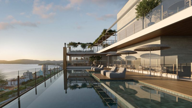Apartamento SunHaus Tower 110m² 3D Almirante Fonseca Neves Porto Belo - 