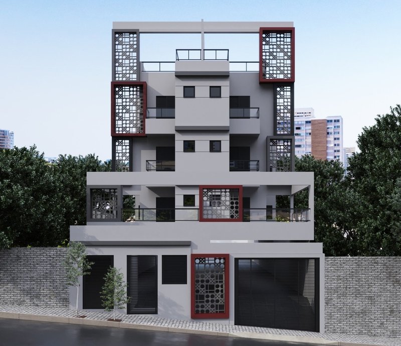 Cobertura Duplex Villa Giardino 91m² 2D Taquari Santo André - 