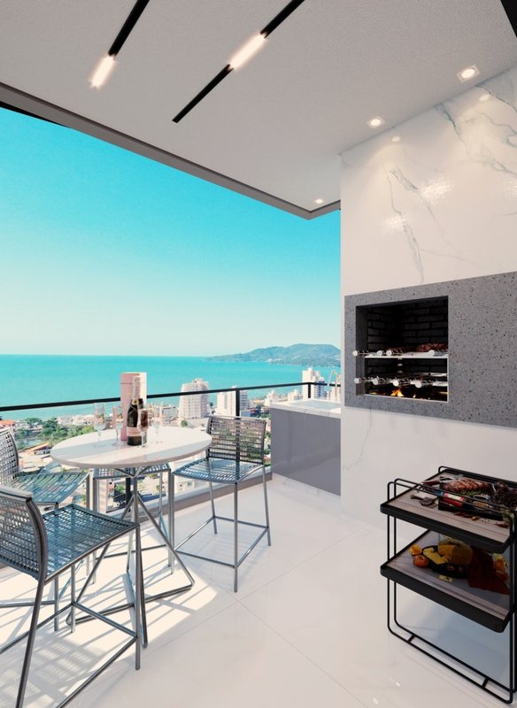 Apartamento Sun Beach Residence 122m² 3D Manoel da Silva Pereira Porto Belo - 
