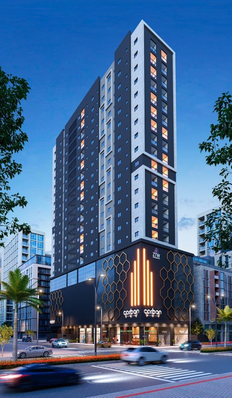 Apartamento Carbon Residence Tower - Residencial 70m² 2D Santa Catarina Itapema - 
