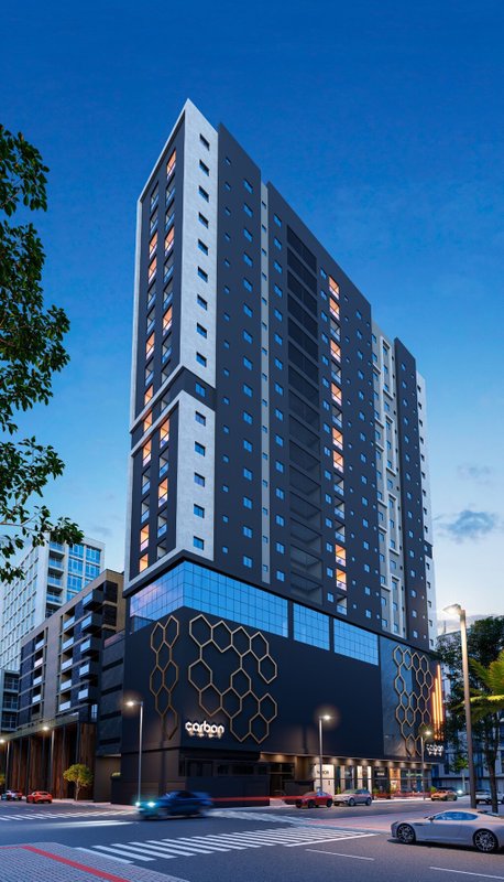 Apartamento Carbon Residence Tower - Residencial 70m² 2D Santa Catarina Itapema - 