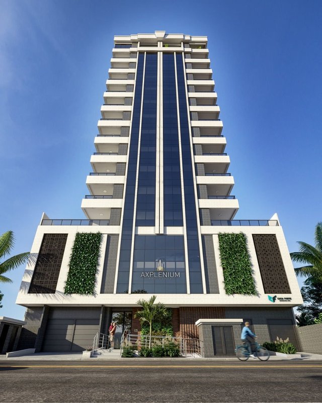 Apartamento Axplenium Residence 94m² 3D Lages Porto Belo - 