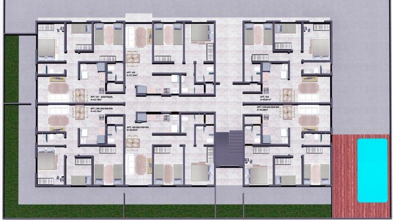 Apartamento 2 dormitórios 1 suíte 58m² 1 vaga Planalto Boa Esperanca Joao Pessoa/PB  João Pessoa - 