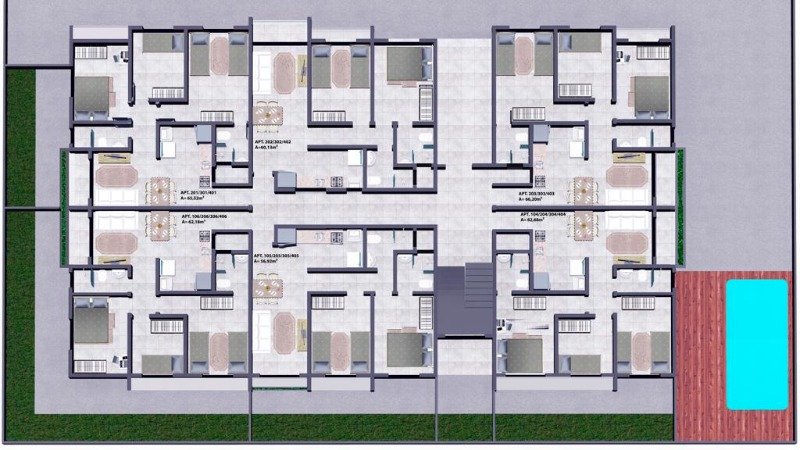 Apartamento 2 dormitórios 1 suíte 58m² 1 vaga Planalto Boa Esperanca Joao Pessoa/PB - João Pessoa - 