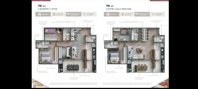 Apartamento 3 dormitórios 1 suíte 77m² 1 vaga Chacara Santo Antonio (zona Sul) Sao Paulo/S  São Paulo - 