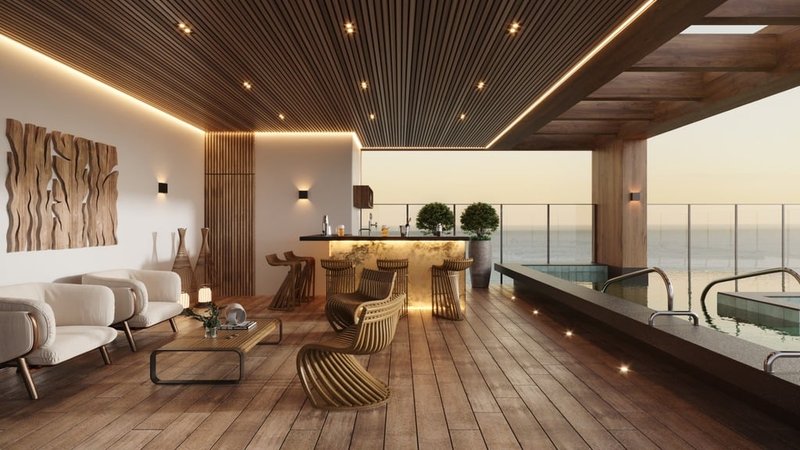 Studio Atlantia Ocean View Home Boutique 40m² 1D Governador Celso Ramos Porto Belo - 