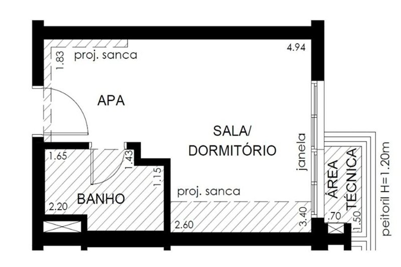 Studio a venda no Paraiso - 1 dormitório 21m² Armando Ferrentini São Paulo - 