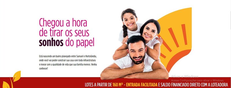 Terrenos no Jardim Flórida Parque Vasconcellos - Sumaré - 