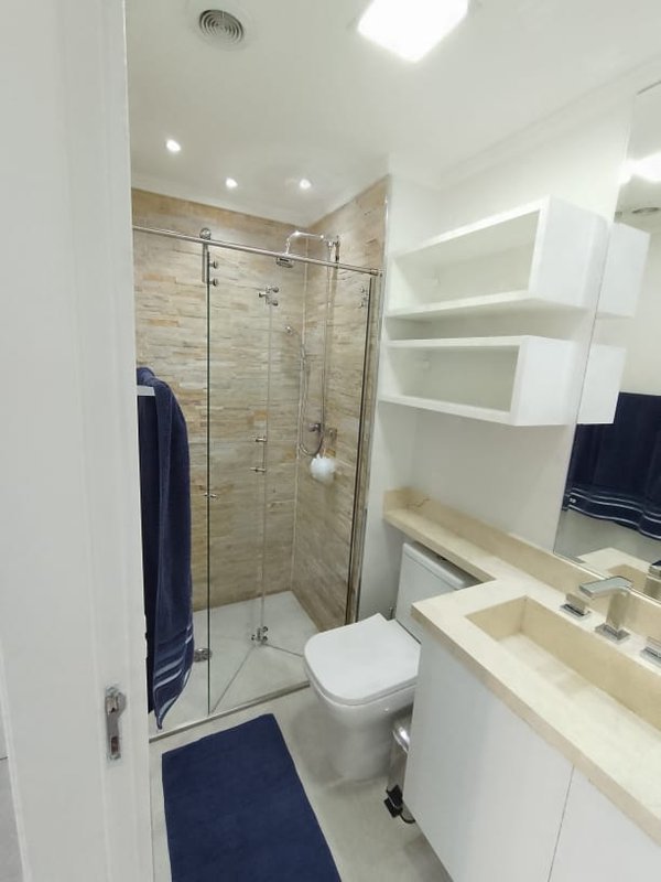 Apartamento mobiliado para venda com 64m², 02 dormitórios, 02 banheiros e 01 vaga Rua Abagiba São Paulo - 