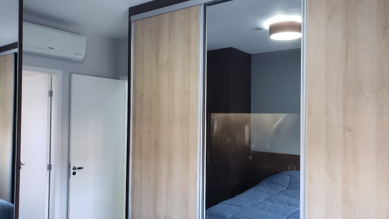Apartamento mobiliado para venda com 64m², 02 dormitórios, 02 banheiros e 01 vaga Rua Abagiba São Paulo - 