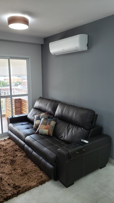 Apartamento mobiliado para venda com 64m², 02 dormitórios, 02 banheiros e 01 vaga Rua Abagiba São Paulo - 