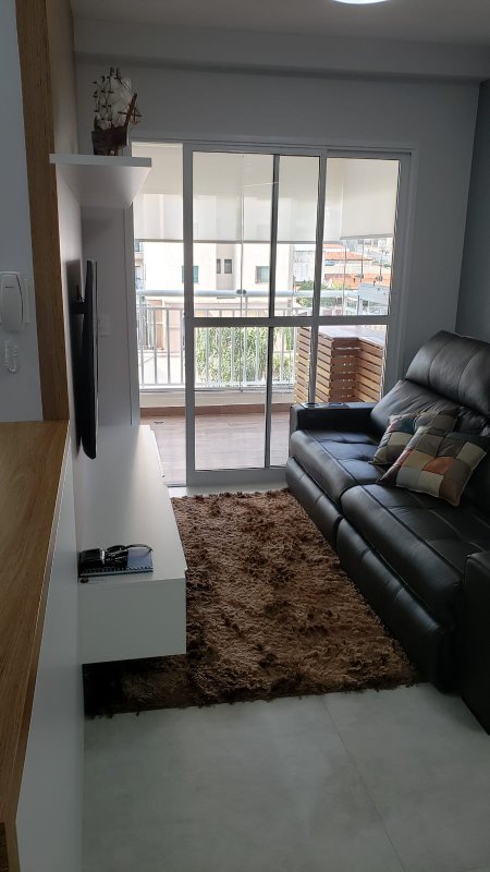 Apartamento mobiliado para venda com 64m², 02 dormitórios, 02 banheiros e 01 vaga Rua Abagiba São Paulo - 
